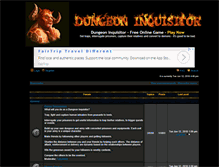 Tablet Screenshot of forums.dungeoninquisitor.com